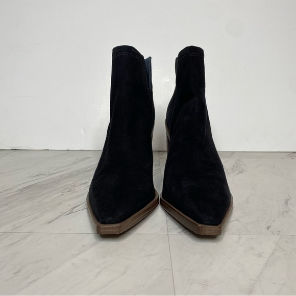 Vince Camuto Welland Black Suede Bootie 7 1/2 M - Picture 2 of 16